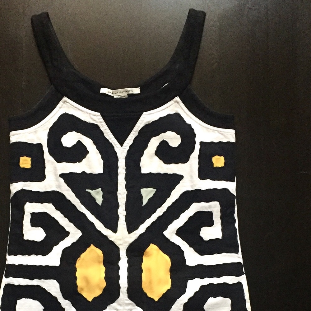 DVF Geometric Pattern Dress
